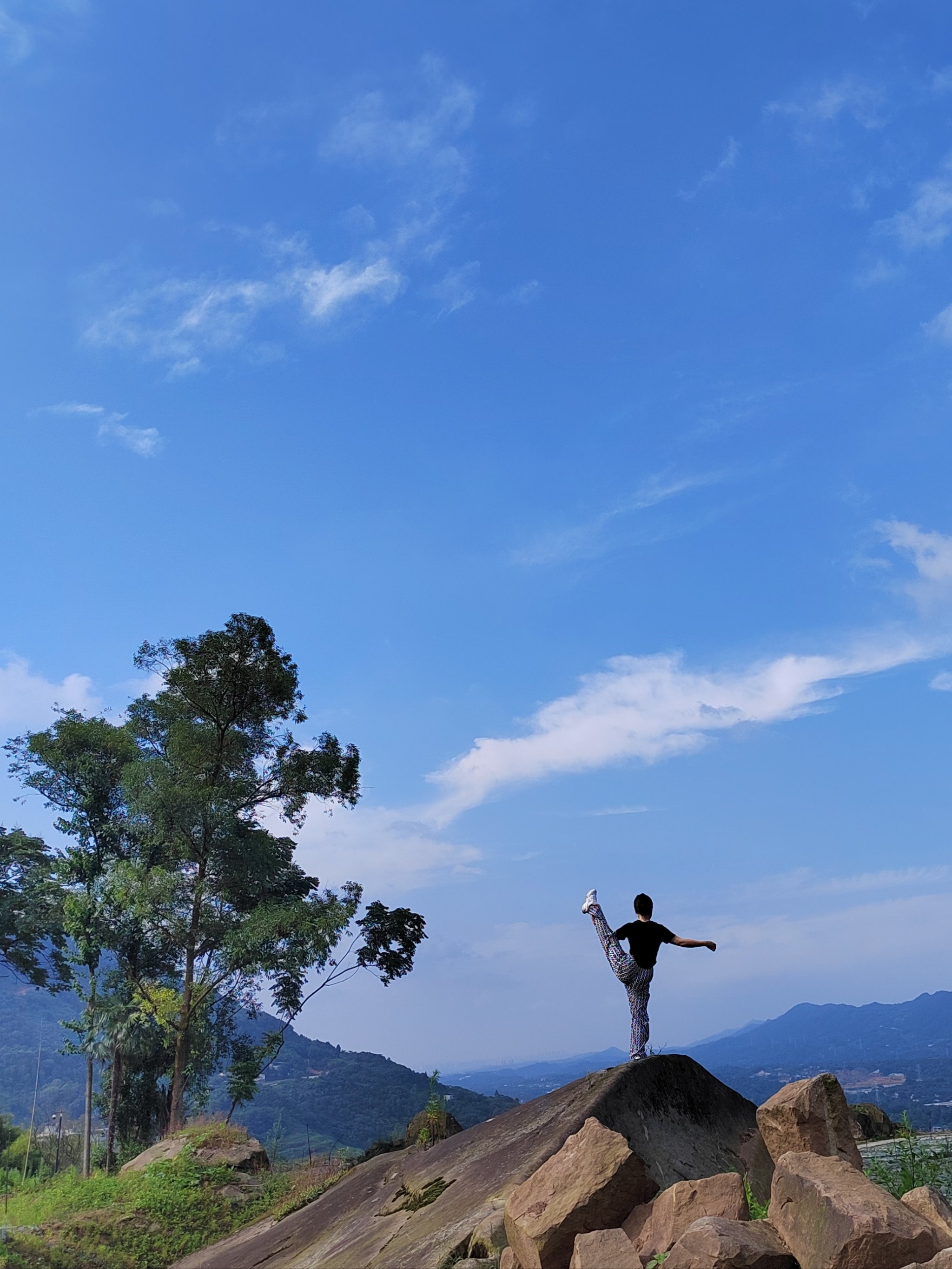 山顶的风景 眺望图片