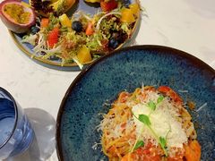 鲜茄茸大虾配马斯卡朋意大利面-BE BRIGHT KITCHEN(正佳广场店)