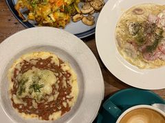 蘑菇培根白汁意粉-西关84·History·Art·Cafe