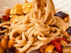 茄子肉丁鸡蛋拌面-文三里屯面馆(三里屯店)