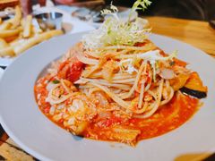 金枪鱼茄子红酱面-CALDO CALDO 卡多厨房(双盛花园店)