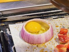 烤荷包鸡蛋-口岸齐齐哈尔烤肉(风尚米兰总店)