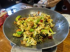 干锅有机菜花-纪林菜馆·博山菜老字号(华光路店)