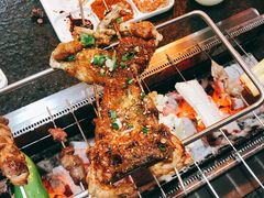 -長壹旋转烤吧 农家鸡火锅