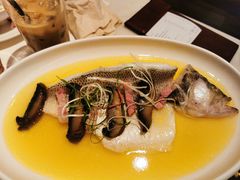 非一般鲈鱼配大褐菇-港丽餐厅(高德置地店)