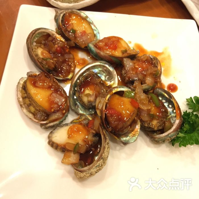 银子日本料理铁板烧(人民广场店)烧汁鲍鱼图片 