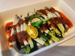 秋葵拌沙虫-黑明餐厅(白鹭洲店)