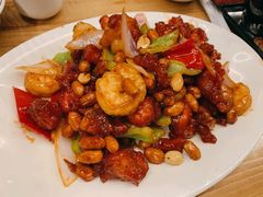 椒香虾仁爆鸡球-陈傻子餐厅(世纪都会店)