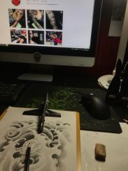 -荔刺青纹身·手穿孔饰品
