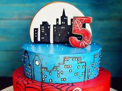 -咖咖熊蛋糕定制·蓝风车动物奶油