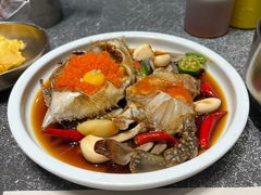 -草家酱蟹炭火烤肉店(珲春南路一店)