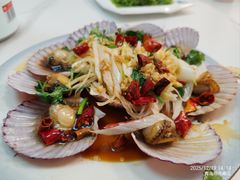 油泼扇贝-来之顺海鲜菜馆·青岛菜·始于1993(栈桥店)