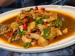 风味酱椒有机鱼尾-桃鲤·风味民间家宴淳鱼馆(千岛湖店)