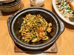 脆口咸酸菜啫大肠-常来小聚·广州非遗传承餐厅(地王广场店)