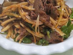 香辣牛肉-添福来墨鱼饺子 · 海鲜东北菜(大连星海·黄浦路店)