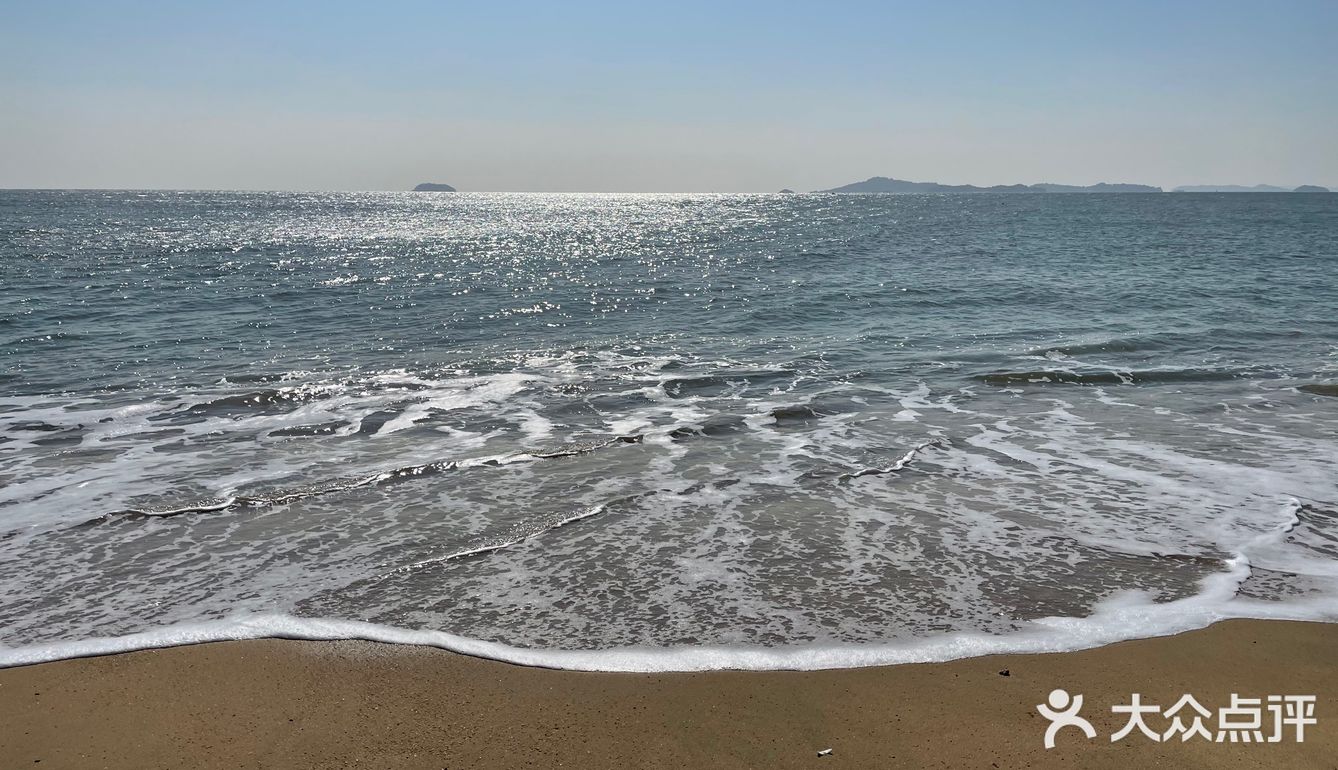 冬天厦门海滩的日落🌄白城沙滩打卡