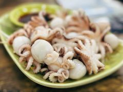 芥末白灼八爪鱼-贞姨美食·老字号海鲜大排档