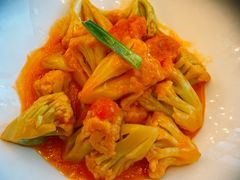 番茄炒花菜-杭州临平万丽酒店·万丽轩中餐厅