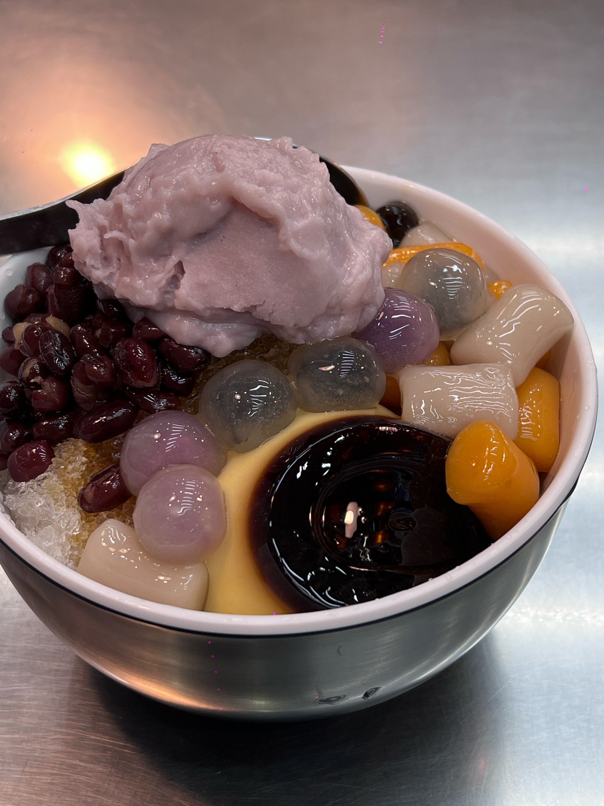 台式经典芋圆芋泥刨冰还得是它!