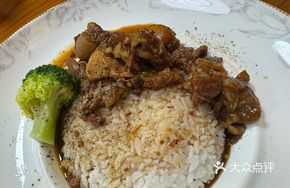Crispy Beef Bone Rice Bowl