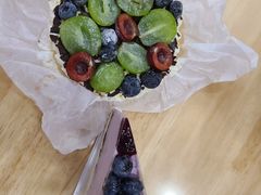 莓果巴斯克芝士蛋糕-黑草莓(重庆路店)