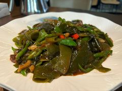 青椒炒海带-码头鲜精致威海菜(欧乐坊店)