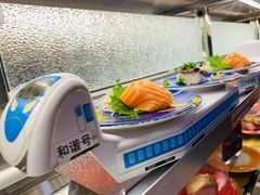 三文鱼生鱼片-京樽回転寿司(奥林匹克店)