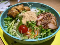 香茅烤猪颈肉春卷捞檬-蔡澜Pho·越南粉餐厅(海上世界店)
