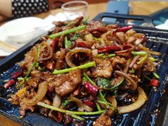 铁板羊肉-山楂树融合菜餐厅