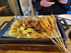 -路边摊小炉子烧烤