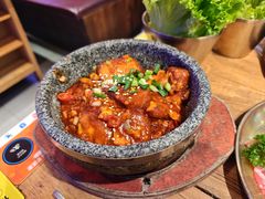 香辣炖包浆豆腐-首尔朴宝·炭火烤肉(五角场店)