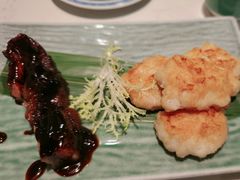 秘制叉烧拼墨鱼饼-常来小聚·广州非遗传承餐厅(高德置地店)