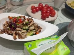 -海派美食·家宴海鲜青岛菜·石锅鲽鱼头(东方城店)