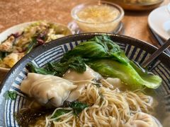 获金奖野生名菌云吞面（蛋、奶）-安乐茶饭·手工素菜·高空景观餐厅(千灯湖店)