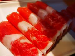 一盘吃不够的捞派经典羔羊肉-海底捞火锅(杭州滨江九宜城店)