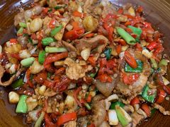 碎红辣椒炒肉-憨伢子·家常菜小食堂·有锅气の炒菜(江汉路店)