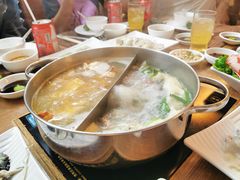 花雕醉鸡锅汤底-金海阁海鲜火锅