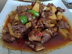 鲜笋烧土鸭-漫山居私汤民宿全竹宴