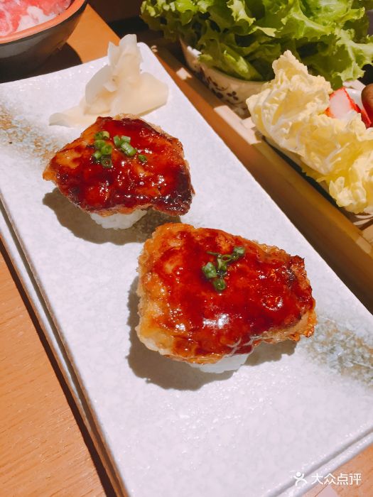 舞渔日料美人胶原锅(太平洋店)握寿司炙烤鹅肝图片