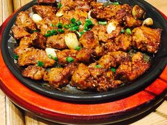 -海派美食·家宴海鲜青岛菜·石锅鲽鱼头(东方城店)