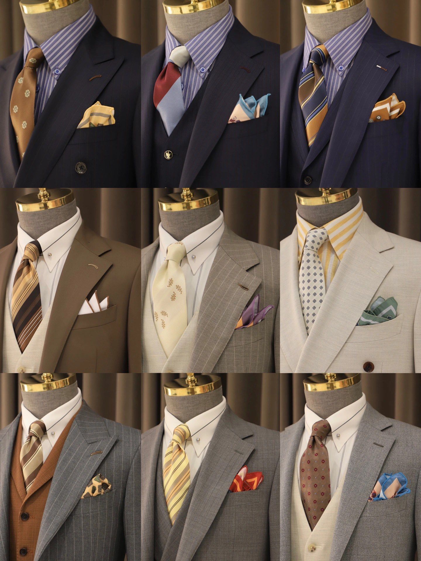 真绅士 穿西装一定是既打领带又戴口袋巾