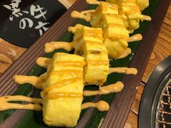 鸡蛋芝士鹅肝卷-黑牛の店·和牛烧肉(合生汇店)