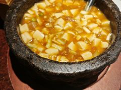 石锅鸡汤豆腐-绿茶餐厅(华联万柳店)