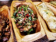 炒冬瓜猪肉-基诺山寨.版纳民族特色菜