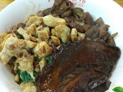 肥肠腰花油渣面-泰顺江南春面馆