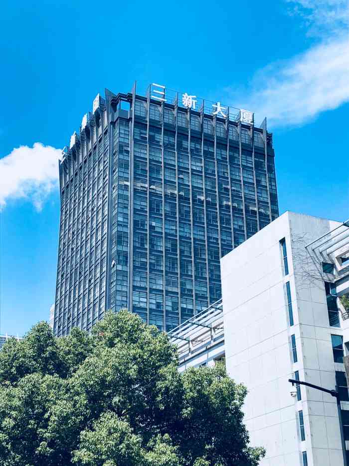 三新大厦-"这个大厦从外表上看,很像小时候玩强手棋里.