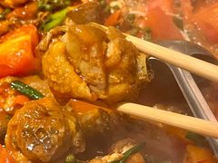 -贵州辣子鸡番茄鸡