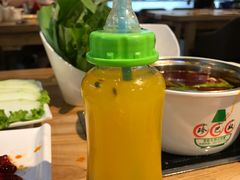 芒果百香果汁-珍巴奴毛肚牛肉小火锅(四惠店)