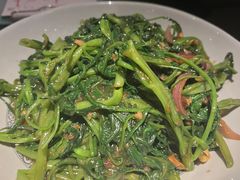 马拉盏炒通菜-大头虾越式风味餐厅(光明广场店)