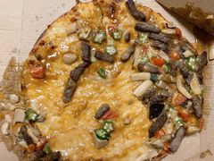 澳洲和牛芝香菌菇披萨-达美乐比萨(双安店)